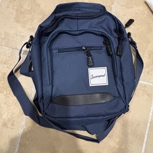 Navy Blue Men's Bag. Journeyman.